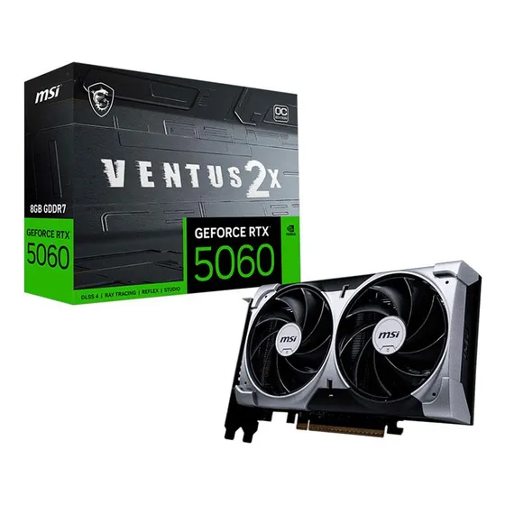 Imagem do produto Placa De Video Msi Geforce Rtx 5060 Ventus 2x Oc 8gb Gddr7