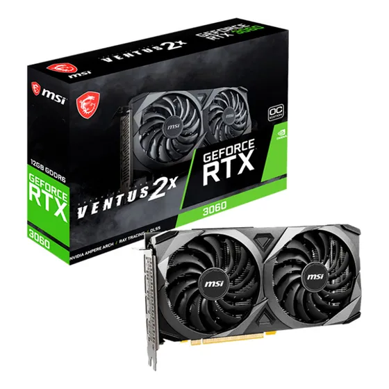Imagem do produto Placa De Vídeo Msi Nvidia Geforce Rtx 3060 12gb Gddr6 2x Oc