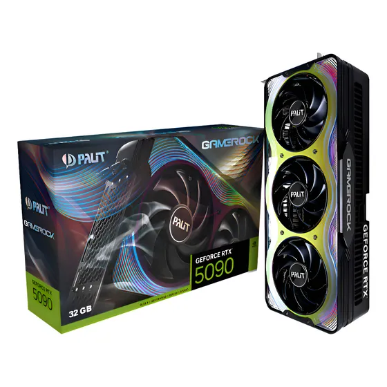 Imagem do produto Placa de vídeo Palit Nvidia Geforce Rtx5090 Gamerock 32gb Vx