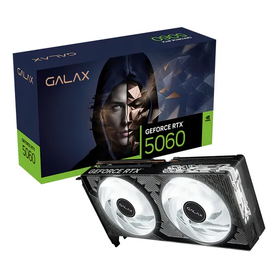 Imagem do produto Placa De Video Rtx5060 8gb Black Gf 1-click Oc Launch Galax