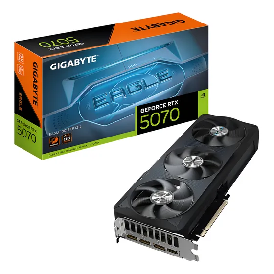 Imagem do produto Placa gráfica Nvidia Gigabyte Eagle RTX 5070 gv-n5070eagle OC-12GD OC Edition de 12 GB