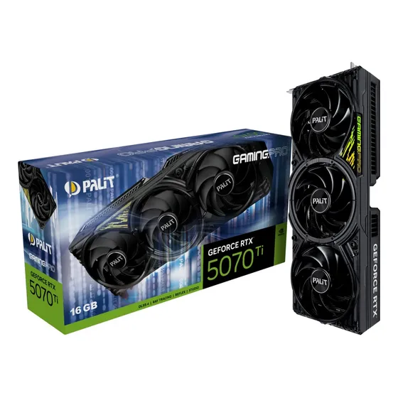 Imagem do produto Placa gráfica Palit Nvidia Rtx 5070ti Gamingpro 16gb gddr7