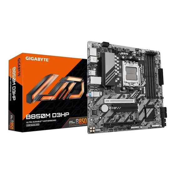 Imagem do produto Placa-mãe Amd B850m D3hp preta