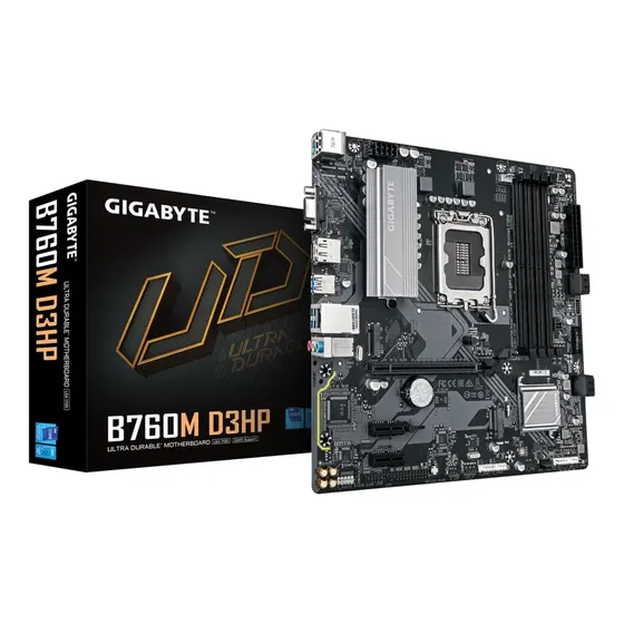 Imagem do produto Placa Mãe B760m D3hp Ddr5 Gigabyte 12 13 14 gen S1700 Intel
