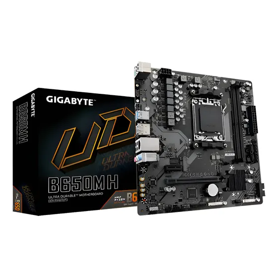 Imagem do produto Placa Mãe Gigabyte B650m H Amd Am5 Ddr5 Cor Preto