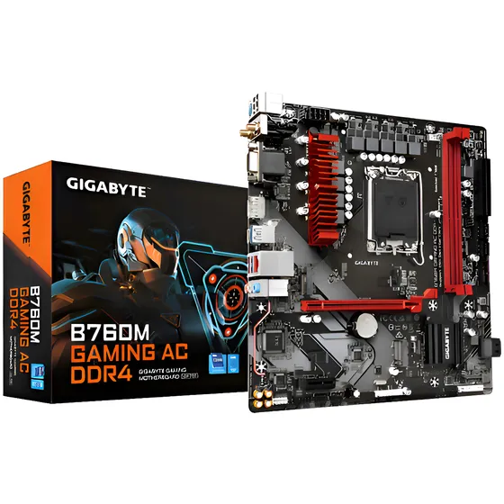 Imagem do produto Placa-mãe Gigabyte B760m Gaming Ac Lga1700 Intel 12V e 13G