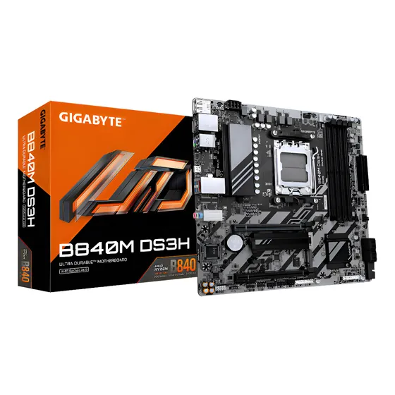 img of Placa Mãe Gigabyte B840m DS3h Soquete Am5 DDR5 mAtx Cor Preto