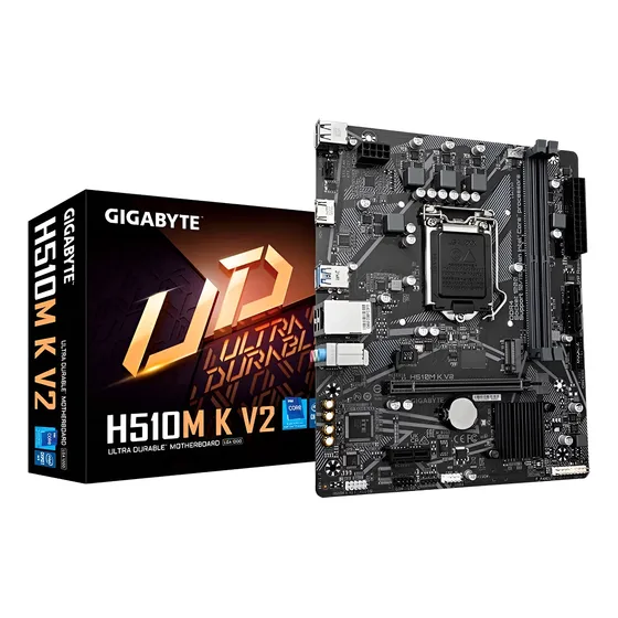 Imagem do produto Placa Mãe Gigabyte H510m K V2 Chipset Intel Lga 1200 Preto