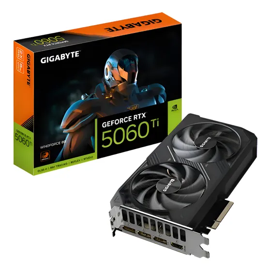 Imagem do produto Placa Vídeo Gigabyte Geforce Rtx5060 Ti Windforce 8gb Gddr7