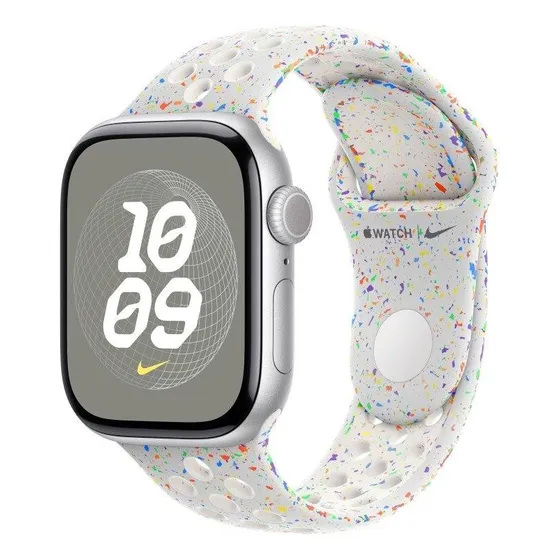 Imagem do produto Pulseira Apple Watch 42 Mm, Esportiva Nike, Apple, Platina Branco