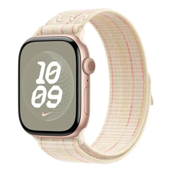 Imagem do produto Pulseira Apple Watch Loop Esportiva Nike 46 Mm, Estelar Rosa - Distribuidor Autorizado