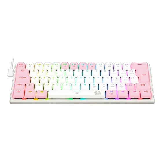 Imagem do produto Redragon Anivia Branco E Rosa Rgb Switch Azul Branco E Rosa Português Abnt2