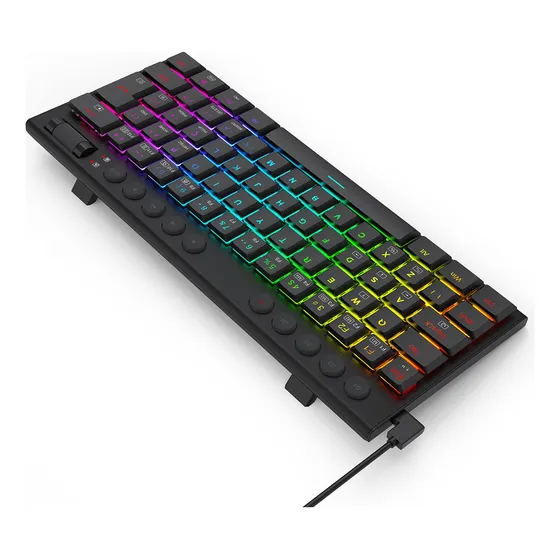 Imagem do produto Redragon Horus Mini Rgb Preto Switch Marrom Preto Inglês Internacional