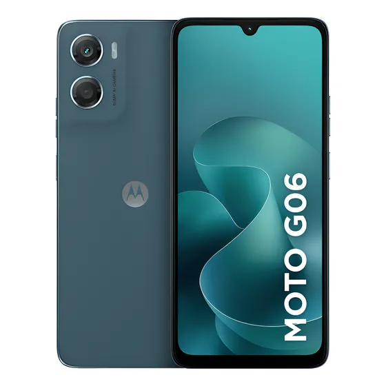 Imagem do produto Smartphone Motorola Moto G06 - 128gb 12gb (4gb Ram + 8gb Ram Boost) E Camera 50mp Com Ai Bateria De 5200 Mah Tela 6.9 - Azul Marinho