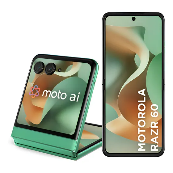 Imagem do produto Smartphone Motorola Razr 60 - 256gb 24gb (12gb Ram+12gb Ram Boost) Tela Dobrável 6,9 Poled E Externa 3,6 Moto Ai Camera Ip48 - Verde