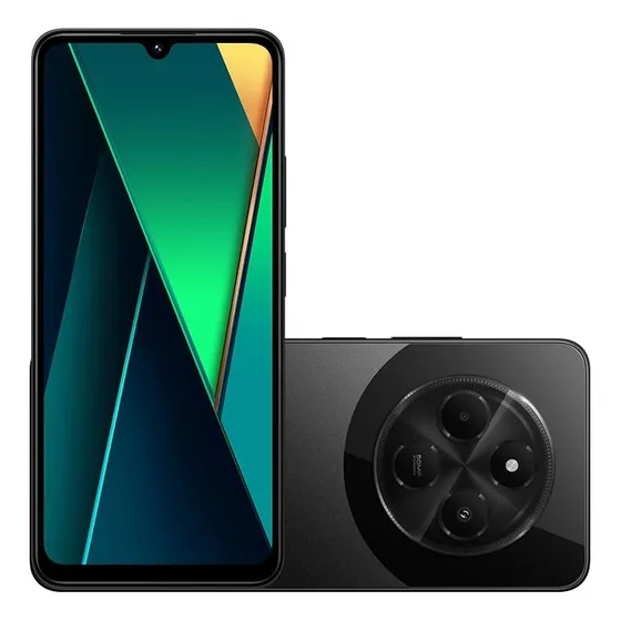 Imagem do produto Smartphone Poco C75 6+6gb Ram 128gb, Preto Preto