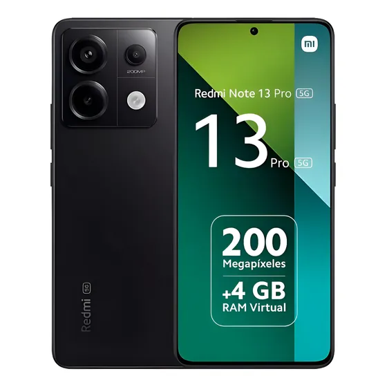 Imagem do produto Smartphone Redmi Note 13 Pro 5g 256gb 8ram C/nfc + Cor Preto