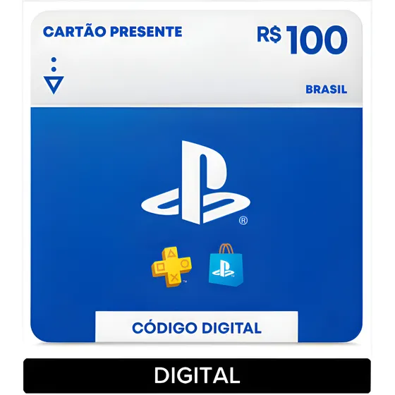 Imagem do produto Sony PlayStation Store Gift Card R$ 100 (Digital)