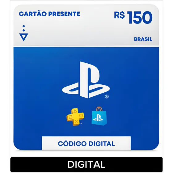 Imagem do produto Sony PlayStation Store Gift Card R$ 150 (Digital)