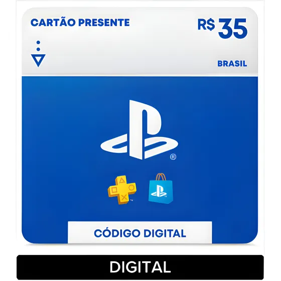 Imagem do produto Sony PlayStation Store Gift Card R$ 35 (Digital)