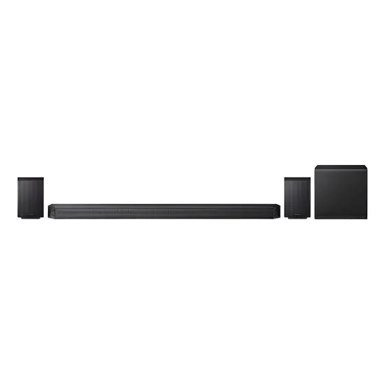 Imagem do produto Soundbar Samsung Série Q Hw q930f 9.1.4 canais subwoofer e caixas traseiras cor preto