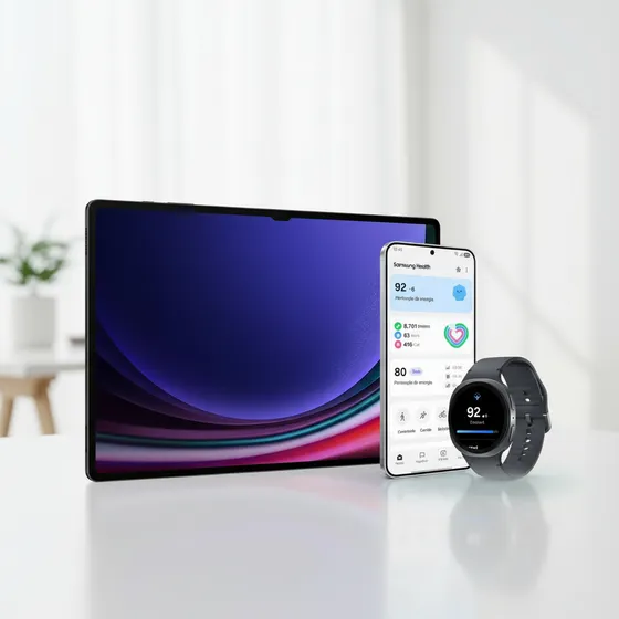 Imagem do produto Tablet S11 Wifi, Galaxy Ai, S Pen, 256gb, 12gb Ram + Watch8 40mm Bt Prata