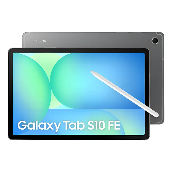 Imagem do produto Tablet Samsung Galaxy Tab S10 FE, 128GB, 8GB RAM, Tela Imersiva de 10.9" 90Hz, Camera Traseira de 8MP, Câmera Frontal de 13MP Ultra Wide, Wifi 6, IP68, Android 15 Cinza