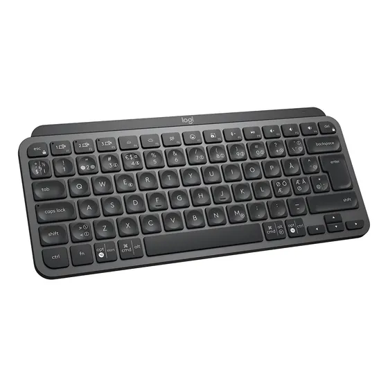 Imagem do produto Teclado bluetooth Logitech Master Series MX Keys Mini QWERTY inglês UK cor grafite com luz branco