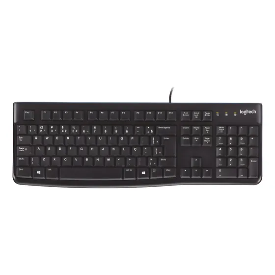 Imagem do produto Teclado com fio USB Logitech K120 com Layout ABNT2