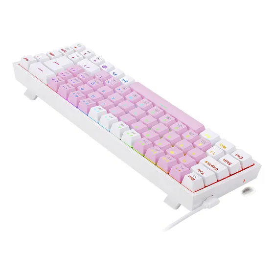 Imagem do produto Teclado Gamer Castor Rgb Switch Brown Redragon K631pw-rgb