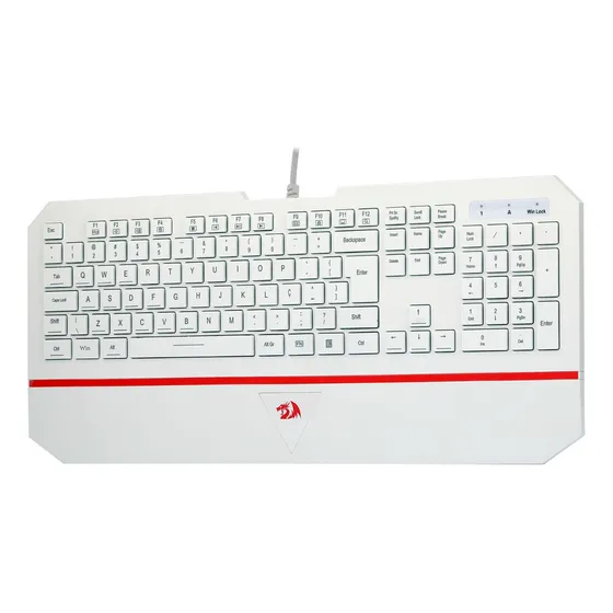 Imagem do produto Teclado Gamer Karura 2 Lunar White K502w-n Redragon