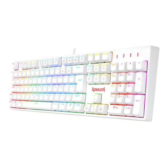 img of Teclado Gamer Redragon Surara Pro Rgb K582w-rgb-pro-pt-red Cor de teclado Branco