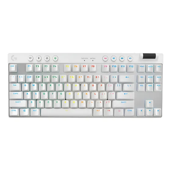 Imagem do produto Teclado Gamer Sem Fio Logitech G PRO X TKL - Branco