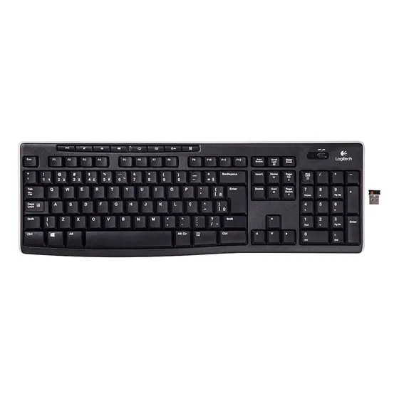 Imagem do produto Teclado Logitech K270 S/fio Preto (padrao Brasil) Português Brasil