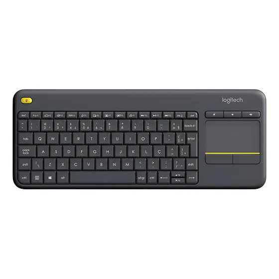 Imagem do produto Teclado Logitech K400 Sem Fio Com Touchpad Plus Preto