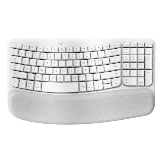 Imagem do produto Teclado Logitech Wave Keys Branco Sem Fio - 920-012282
