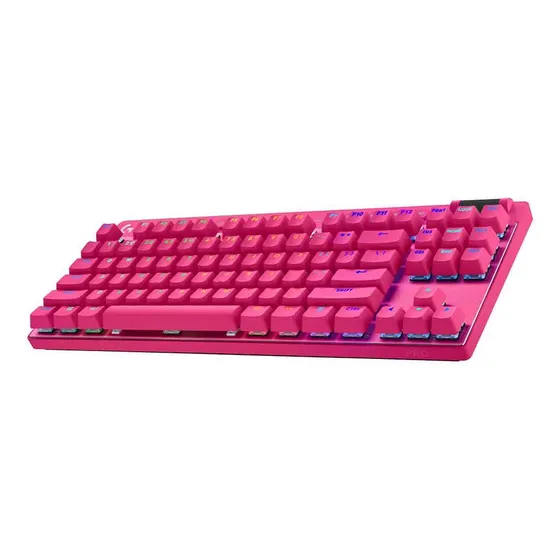 Imagem do produto Teclado Mecanico Gamer Logitech Gprox Tkl Lightspeed Magenta
