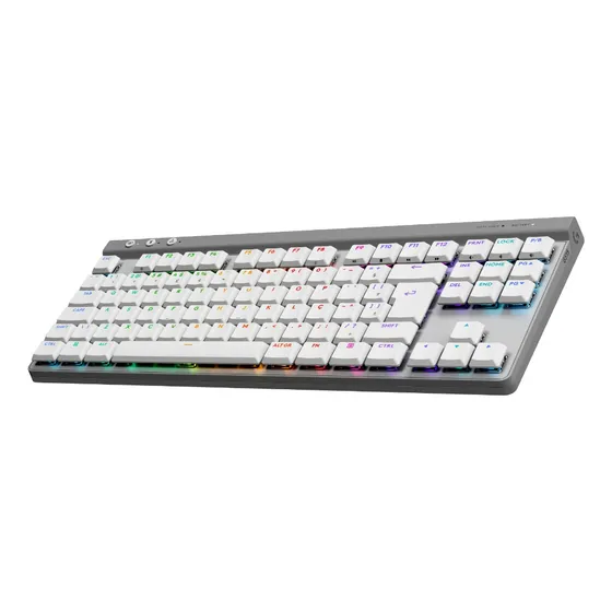 Imagem do produto Teclado Mecânico Gamer Sem Fio Logitech G515 Tkl Branco Inglês Us