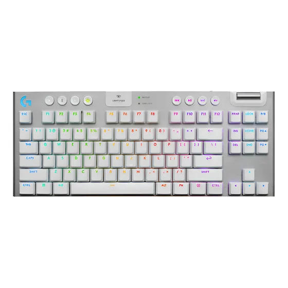 Imagem do produto Teclado Mecânico Gamer Sem Fio Logitech G915 X Tkl- Branco