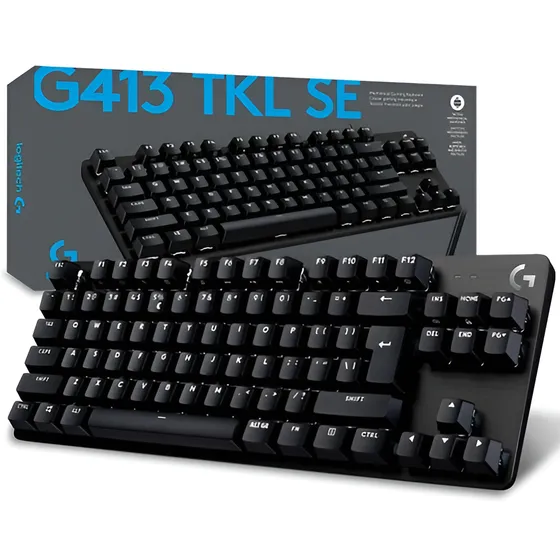 Imagem do produto Teclado mecânico para jogadores Logitech G413 Tkl Se (inglês) Cor do teclado: preto, idioma inglês, EUA