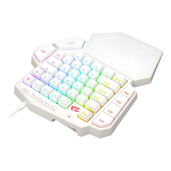 Imagem do produto Teclado Mecanico Redragon Gamer Rgb Ditix Branco - K601w-rgb