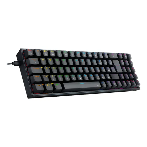 Imagem do produto Teclado Mecânico Redragon Switch Blue Pollux K628 Rgb Preto Idioma Português Brasil