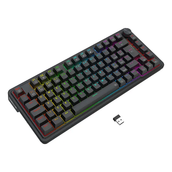 Imagem do produto Teclado Mecanico Redragon Ucal Pro Rgb Preto K673-rgb-pro