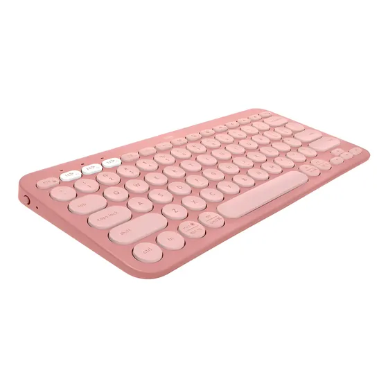 Imagem do produto Teclado sem fio Logitech Pebble Keys 2 K380s - Rosa