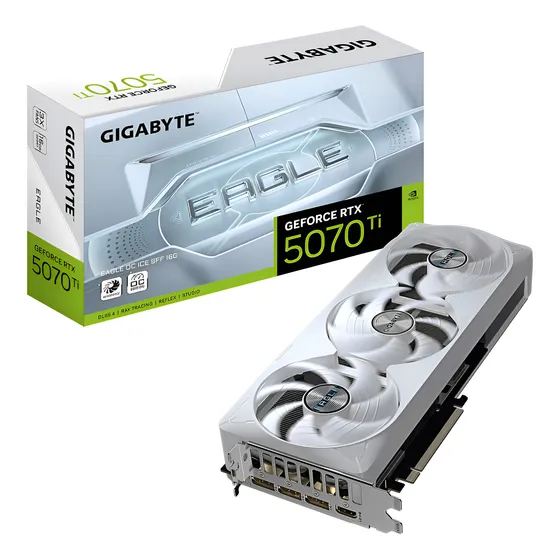 img of VGA Gigabyte Geforce Rtx 5070 Ti Eagle Of Ice Sff 16 GB Gdd7