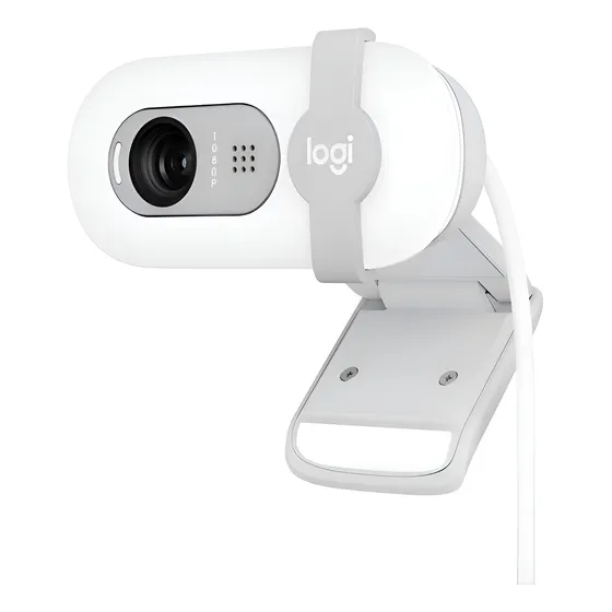 Imagem do produto Webcam Full HD Logitech Brio 100 - Branco