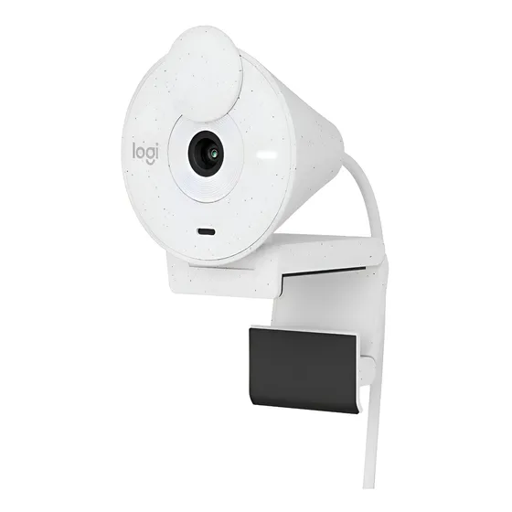 Imagem do produto Webcam Full HD Logitech Brio 300 - Branco