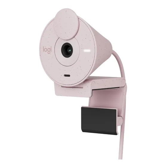 Imagem do produto Webcam Full Hd Logitech Brio 300 Rosa